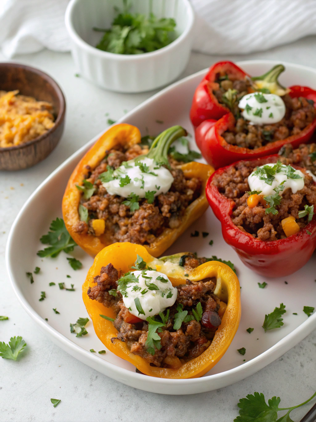 Mexican Stuffed Peppers: The Best Use for Leftover Taco Meat