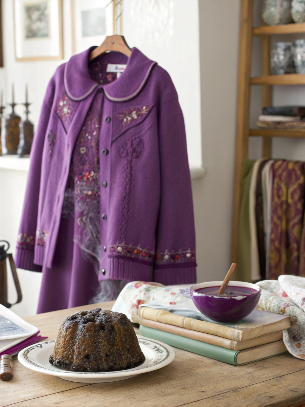 Plum Pudding Aesthetic: Cozy Purple Outfits for the Creative Spirit