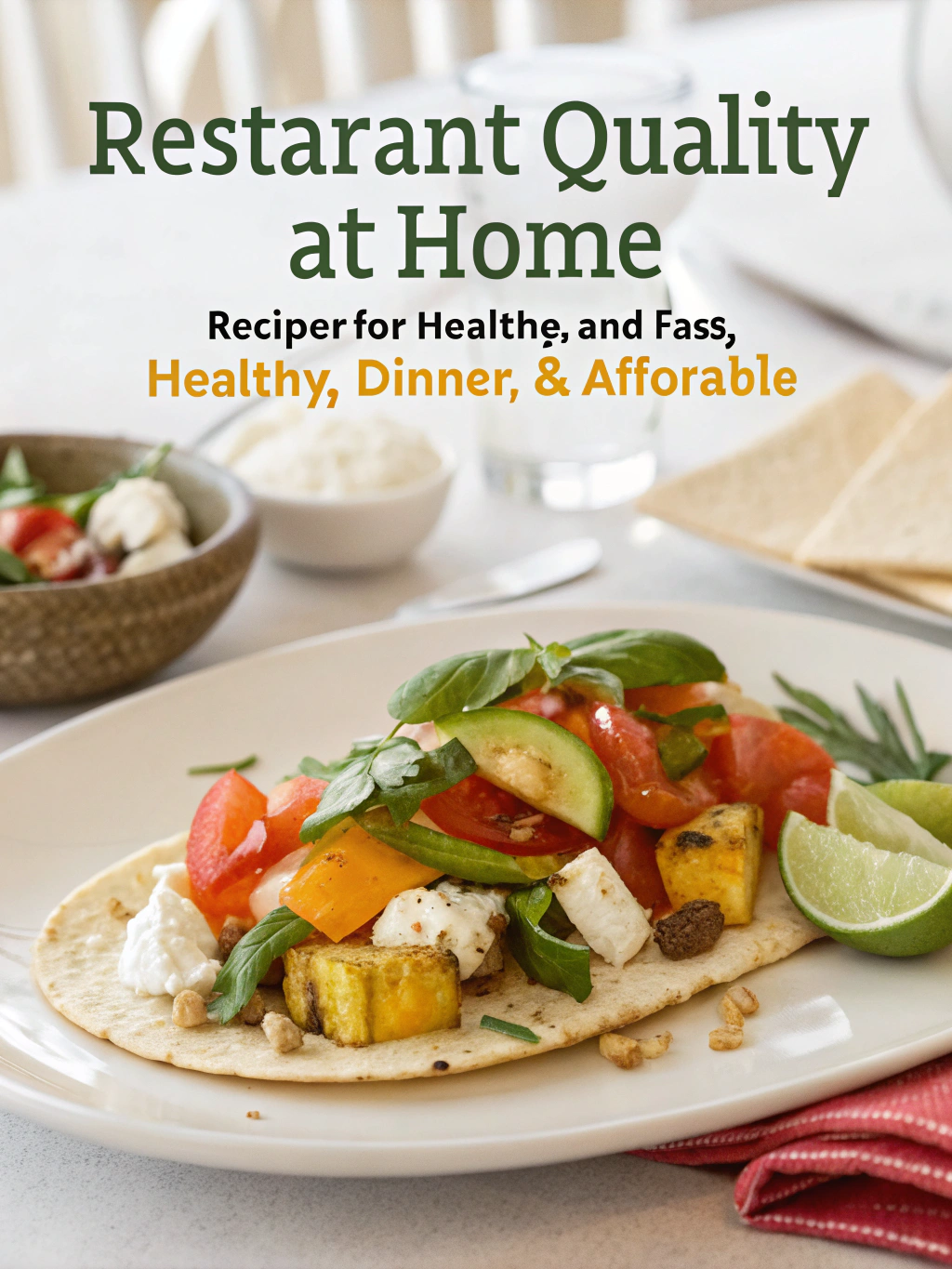 Restaurant Quality at Home: Recipes for Dinner (Healthy, Fast, & Affordable)