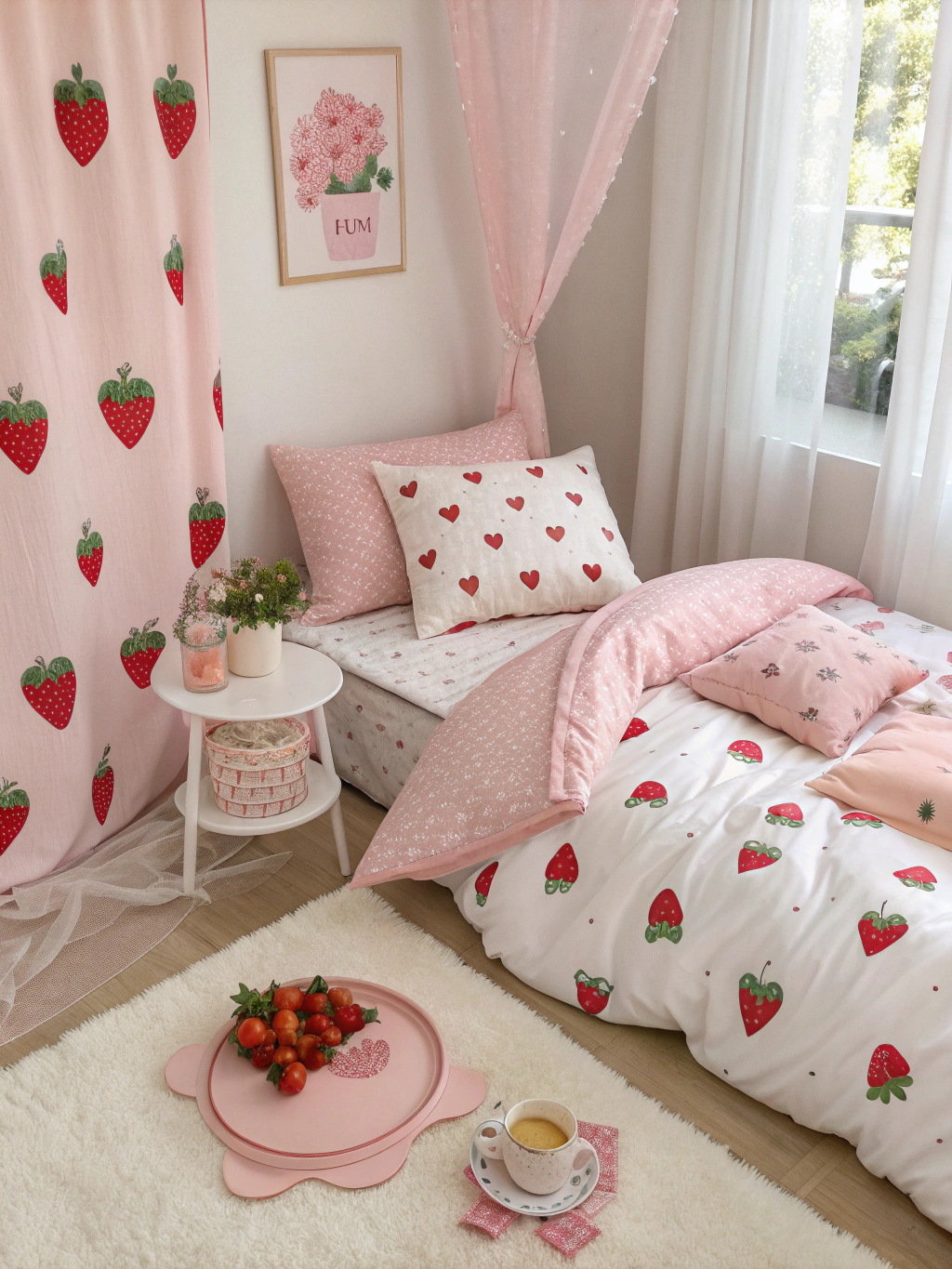 Strawberry Shortcake Home Decor: Creating a Berry Sweet Bedroom