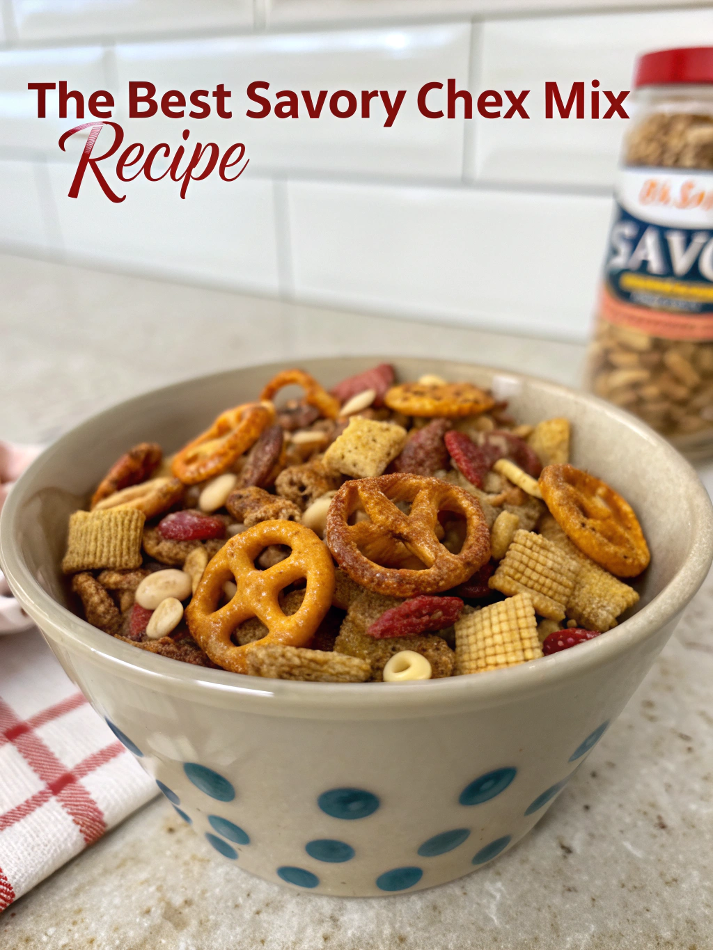 The Best  Savory Chex Mix Recipe (Better Than Store Bought)