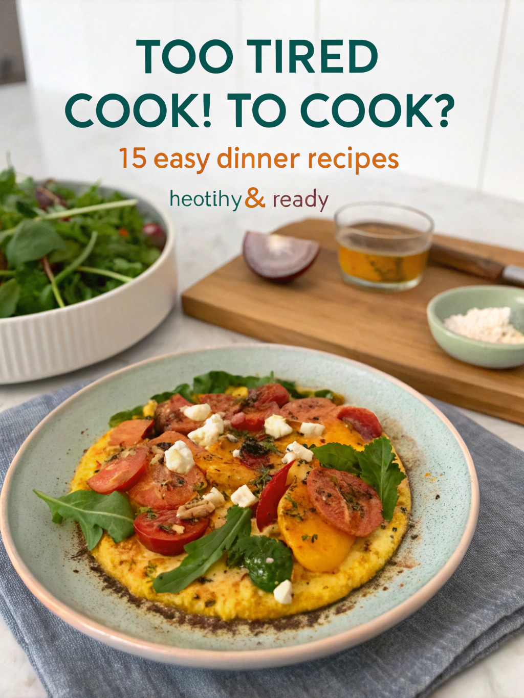 Too Tired to Cook? 15 Easy Dinner Recipes (Healthy & Ready in 15 Minutes)