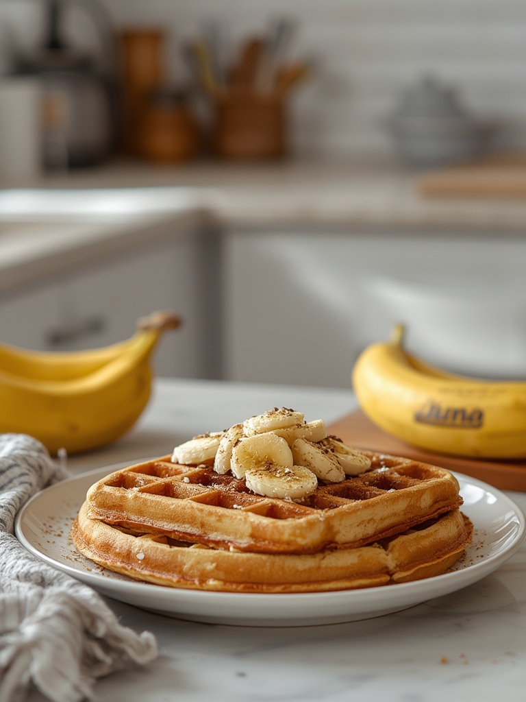 Crispy on the Outside: The Best Banana Waffles Recipe