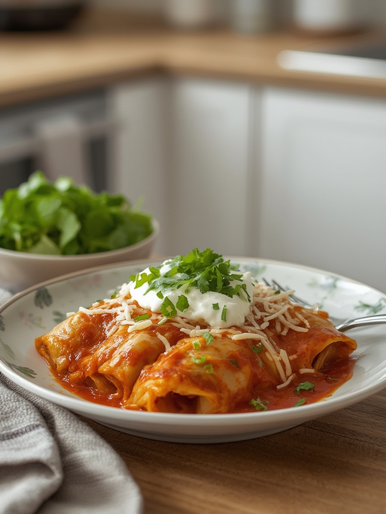 Low-Carb Crockpot Chicken Enchilada Casserole (No Tortillas)