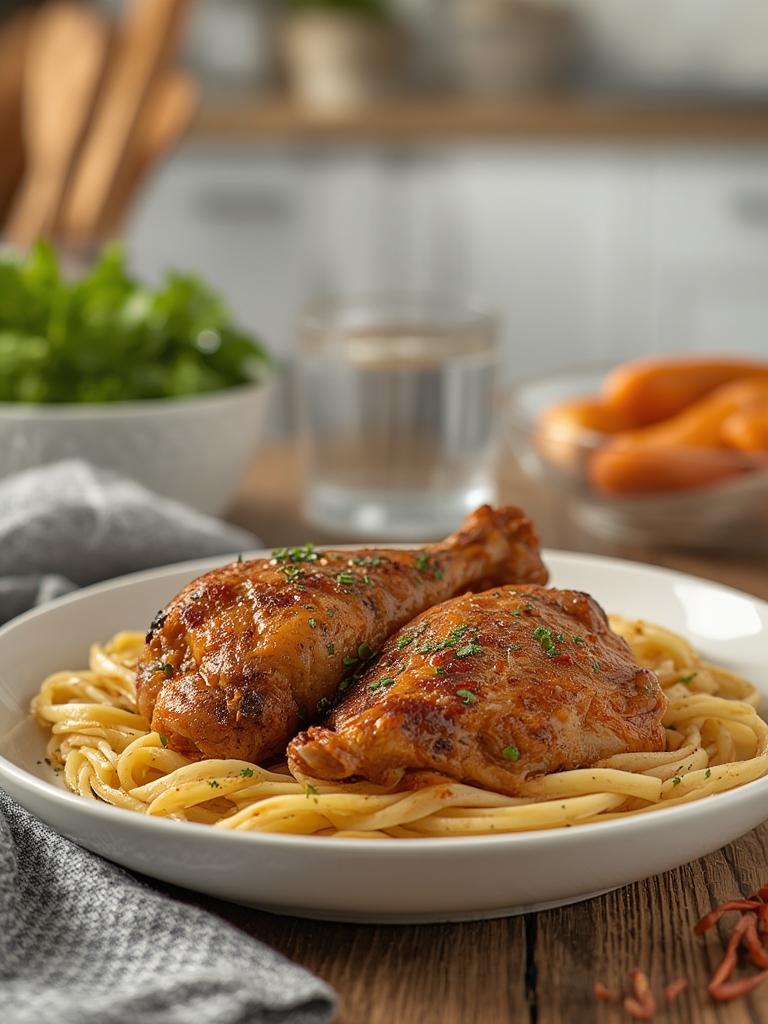 Root Beer BBQ Crockpot Chicken Drumsticks