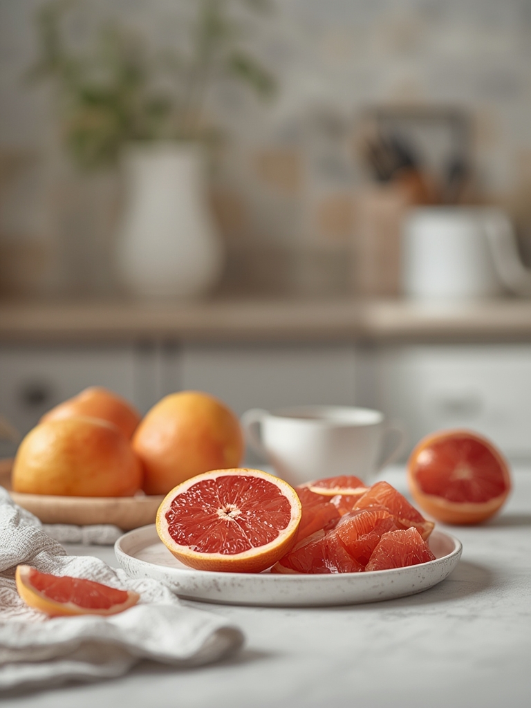Winter Fruit Salad: Combining Grapefruit, Blood Orange, and Mint