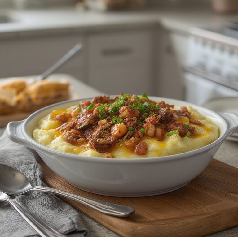 Loaded Mashed Potatoes Casserole: A Perfect Potluck Dish