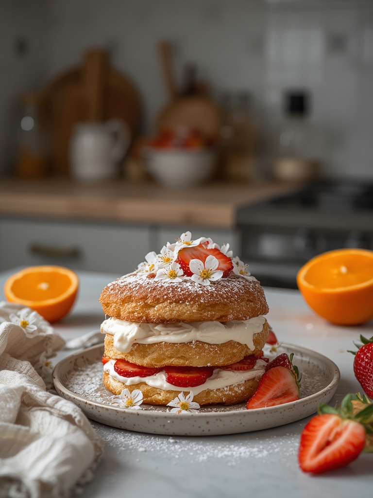 Orange Blossom’s Garden Party: A Floral & Fruit Appetizer Display
