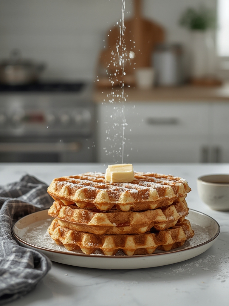 Crispy Sourdough Discard Waffles: A Freezer-Friendly Breakfast Staple