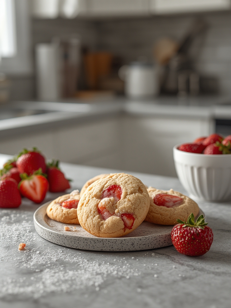 5 Artful Bites: Mini Strawberry Shortcake Cookies That Wow Guests