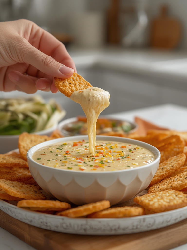 Warm & Cheesy Pepper Jelly Dip