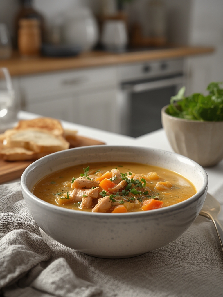 Detox Chicken Soup: Turmeric, Ginger, and Greens for Your Immune System This Cold Season