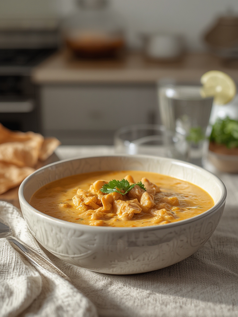 Creamy Chicken Tortilla Soup