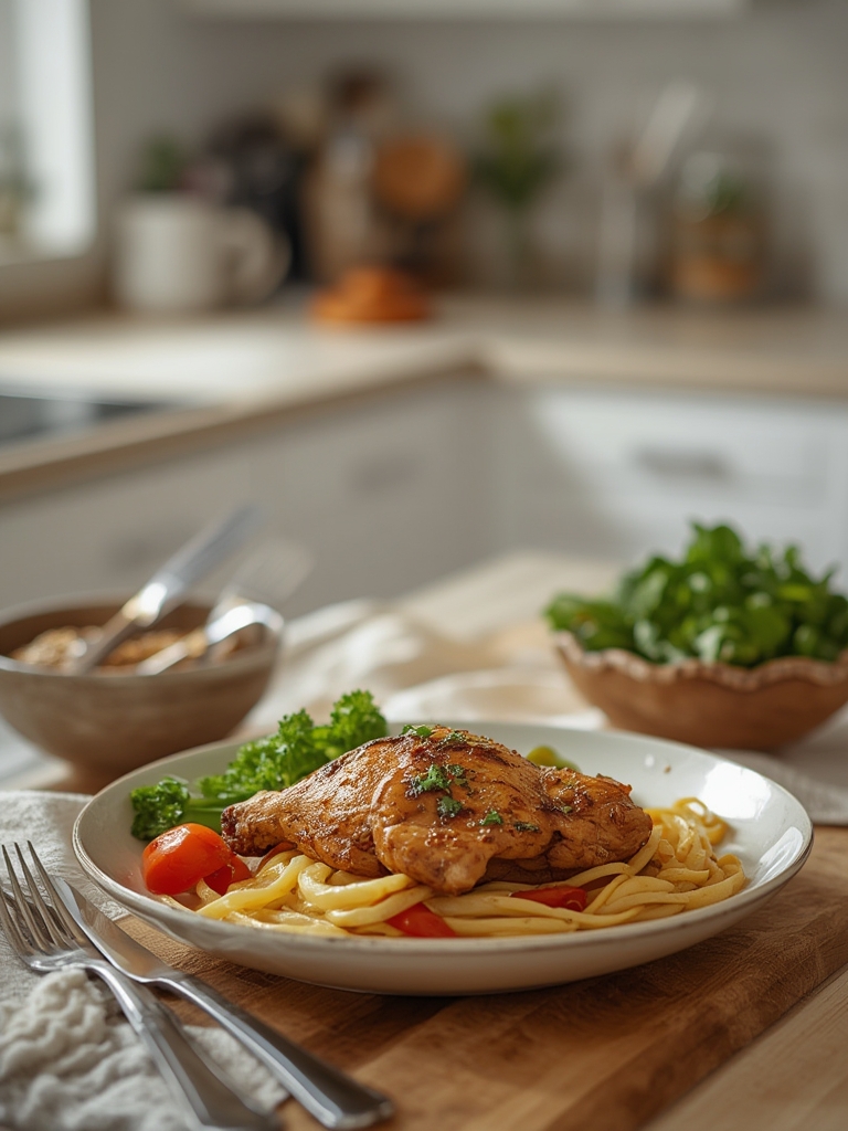 Southern-Style Smothered Chicken: Pan-Fried Breasts in Scratch Gravy for a Classic Comfort Meal