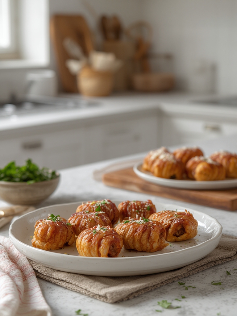 Cheesy Hasselback Sausage Bites (Low Carb Snack)