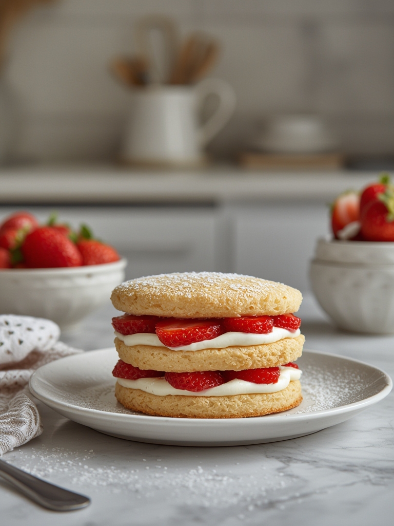 Simple Strawberry Shortcake From Scratch No Mixes