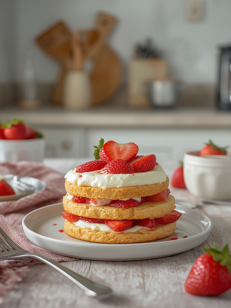 Authentic Strawberry Shortcake Recipe From Scratch