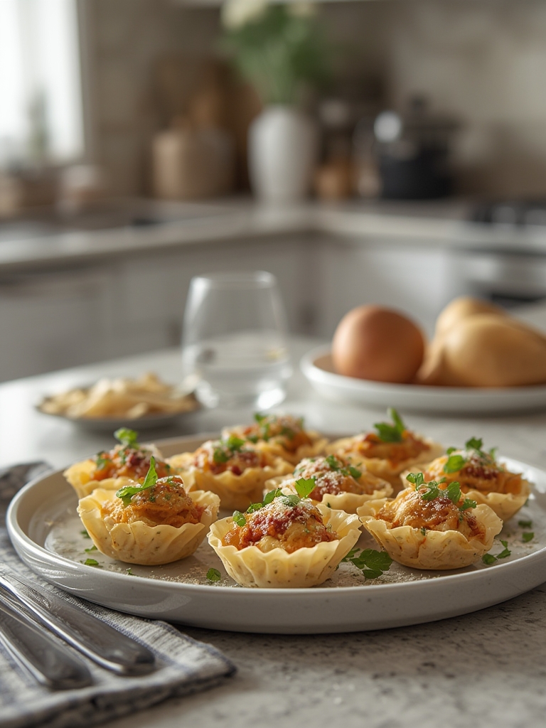 Fried Tortellini Bites Appetizers with Marinara Dip