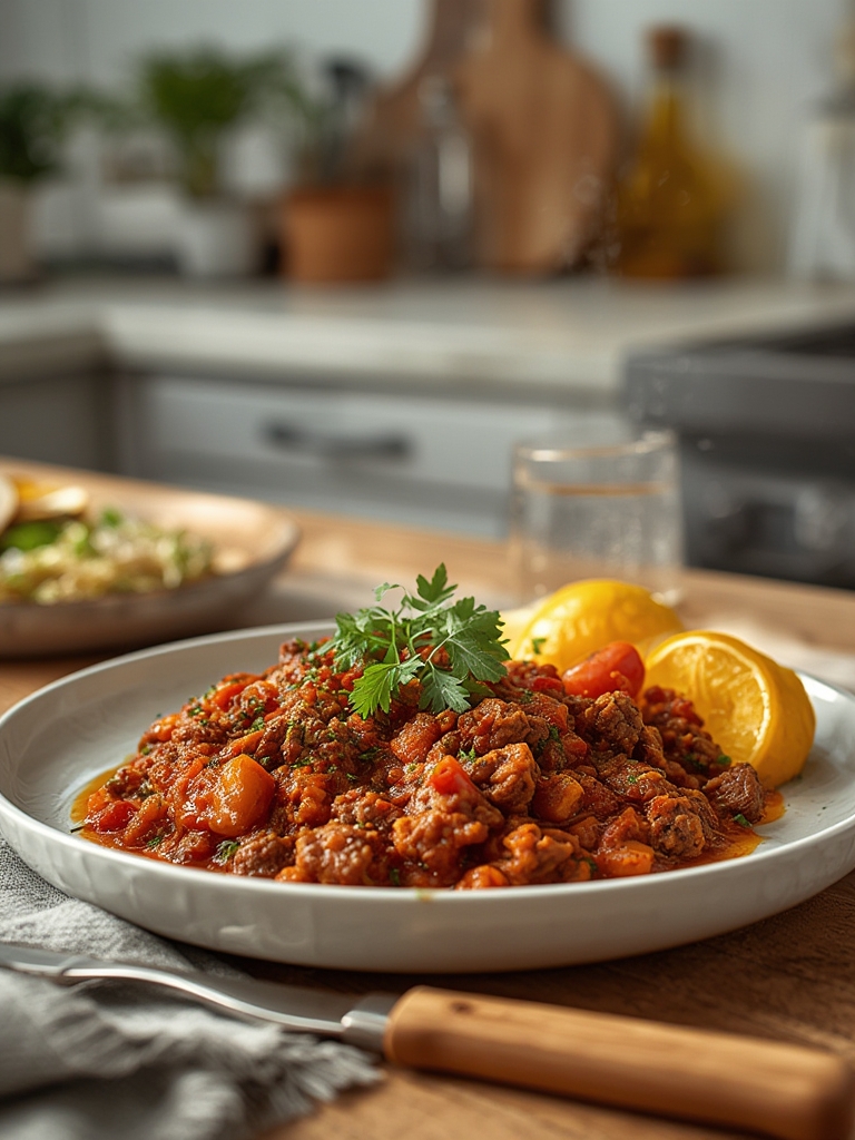 beef mince vindaloo