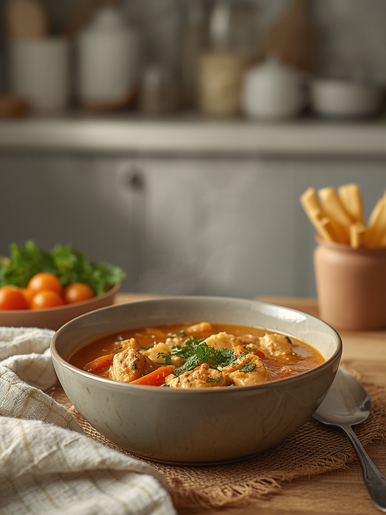 Detox Chicken Soup: Turmeric, Ginger, and Greens for Cold Season