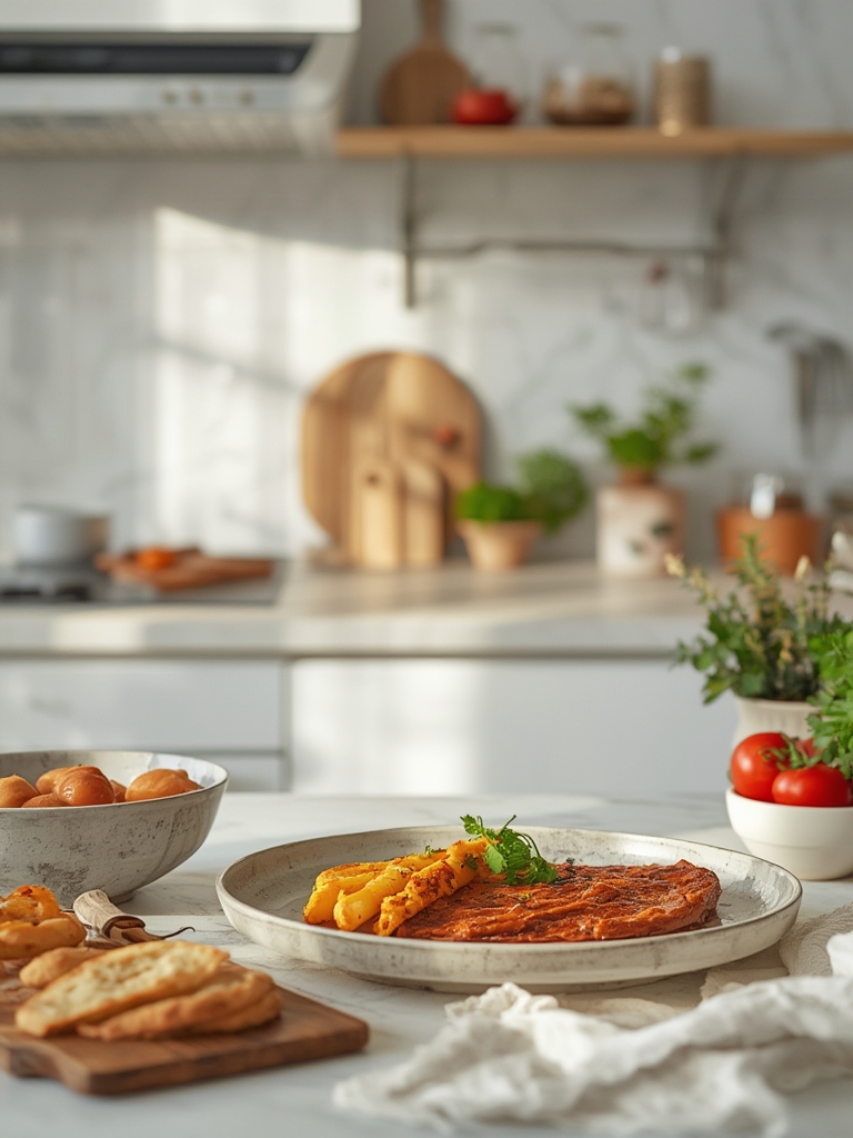 Roasted Sweet Potato Rounds with Honey Feta