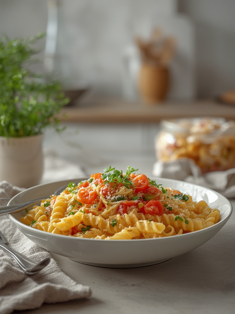 Picnic Perfection: Loaded Pasta Salad with Creamy Garlic Dressing (No Mayo)