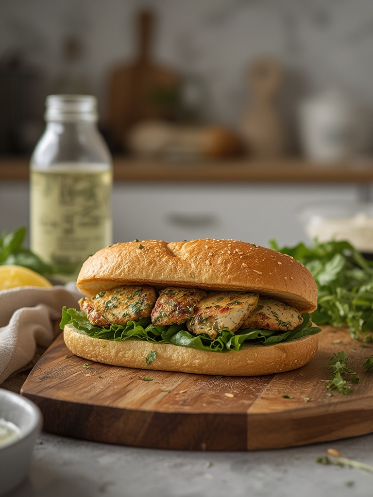 pesto chicken sandwich