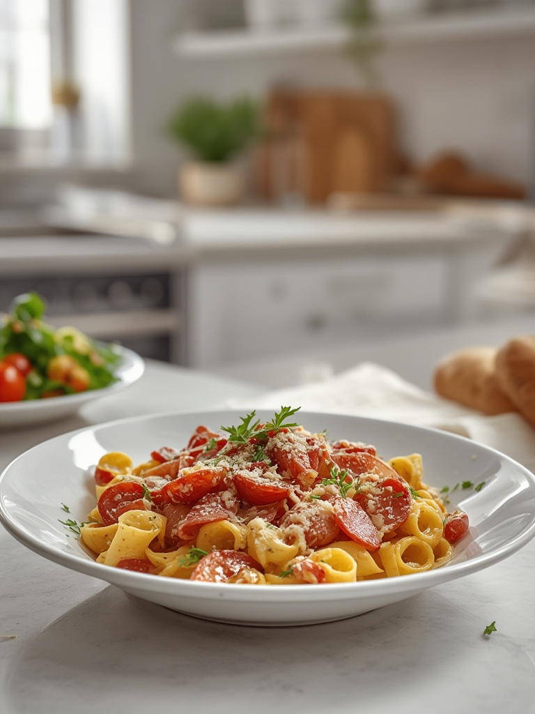 No Soggy Sandwiches: The Deconstructed Grinder Salami Pasta Salad