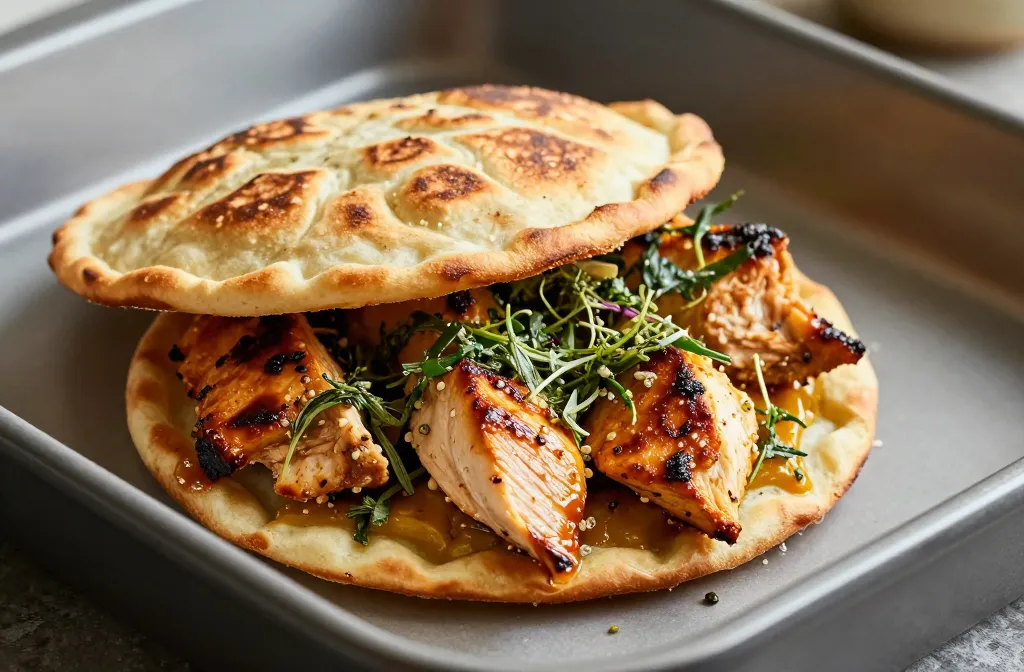 Sheet Pan Chicken Pitas with Herby Ranch