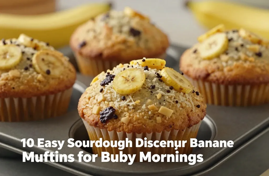 10 Easy Sourdough Discard Banana Muffins for Busy Mornings