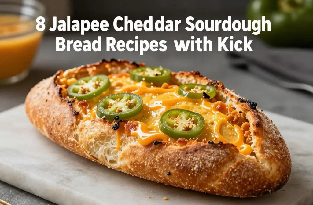 8 Jalapeño Cheddar Sourdough Bread Recipes with a Kick