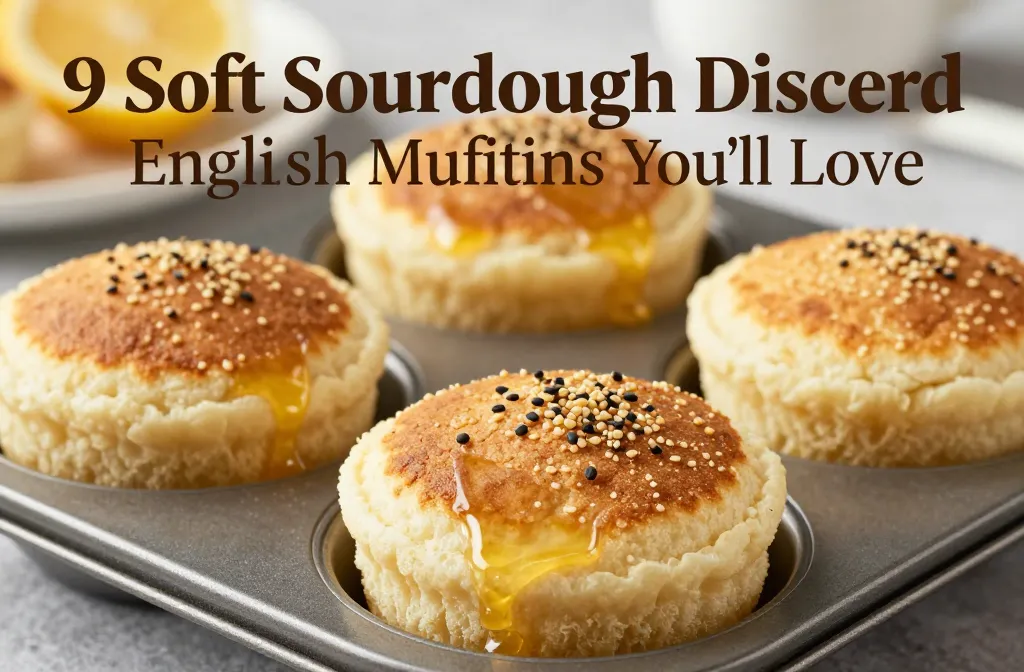 9 Soft Sourdough Discard English Muffins You’ll Love