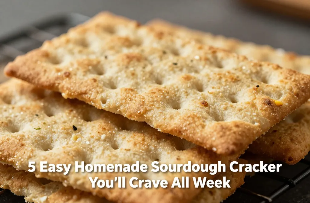 5 Easy Homemade Sourdough Crackers You’ll Crave All Week