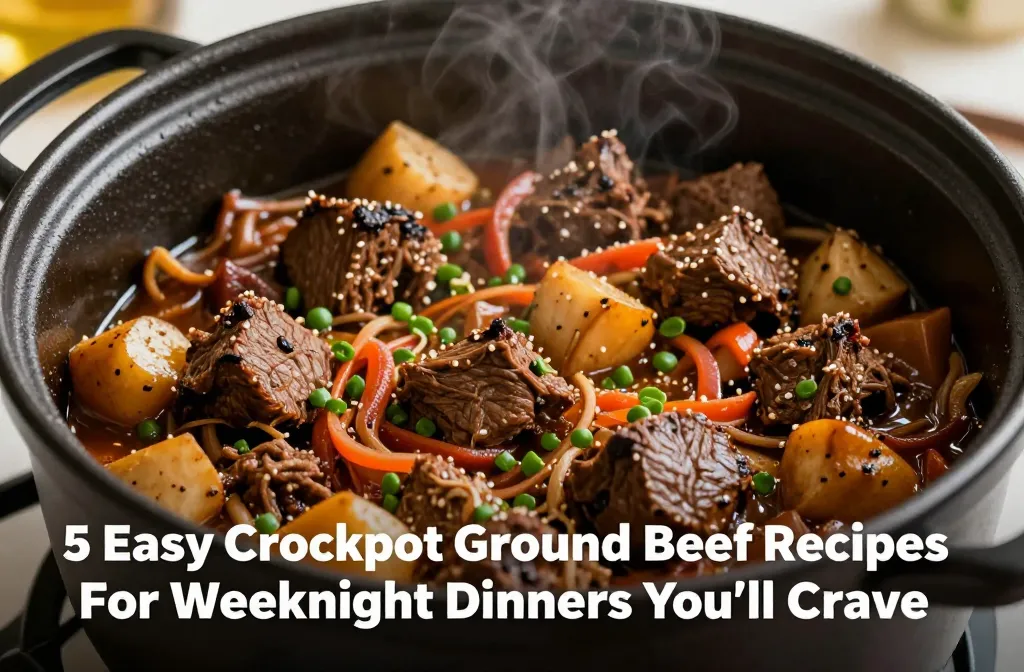 5 Easy Crockpot Ground Beef Recipes For Weeknight Dinners You’ll Crave