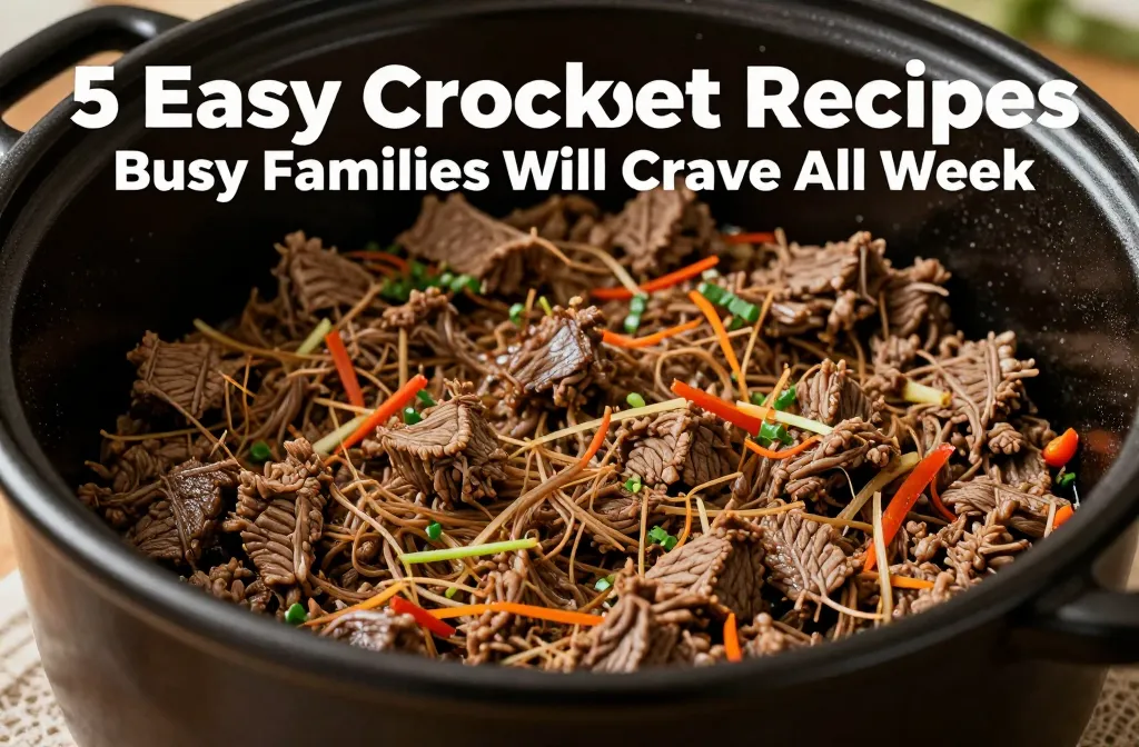 5 Easy Crockpot Recipes With Ground Beef Busy Families Will Crave All Week