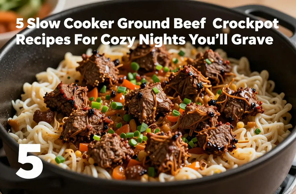 5 Slow Cooker Ground Beef Crockpot Recipes For Cozy Nights You’ll Crave