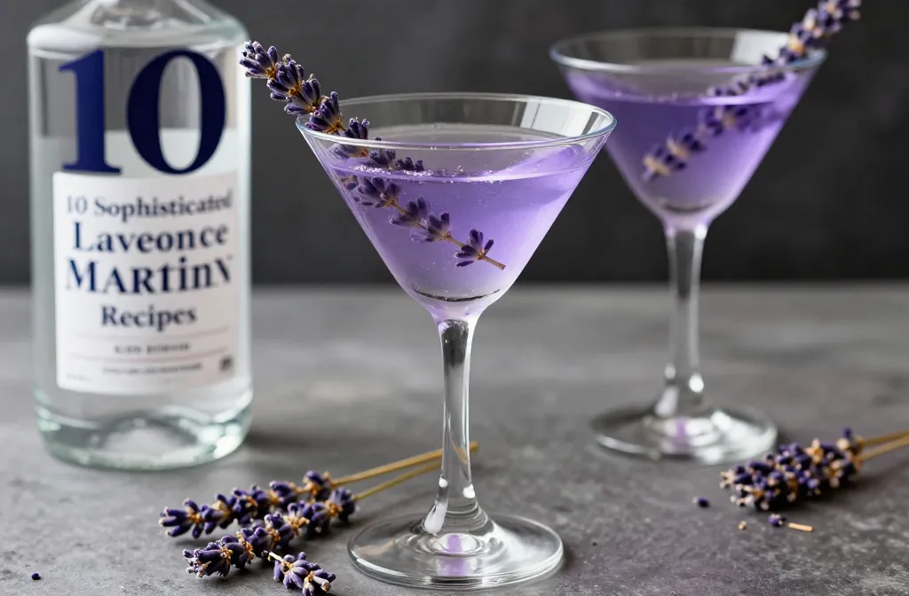 10 Sophisticated Lavender Martini Recipes (Gin Edition) That Smell Like Victory
