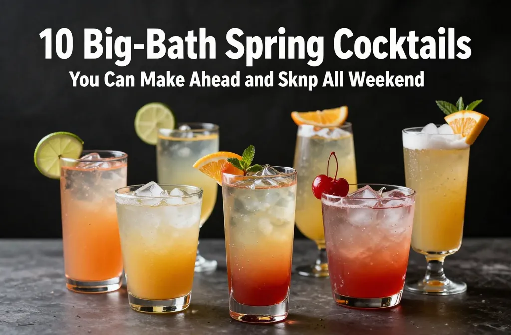 10 Big-Batch Spring Cocktails You Can Make Ahead And Sip All Weekend