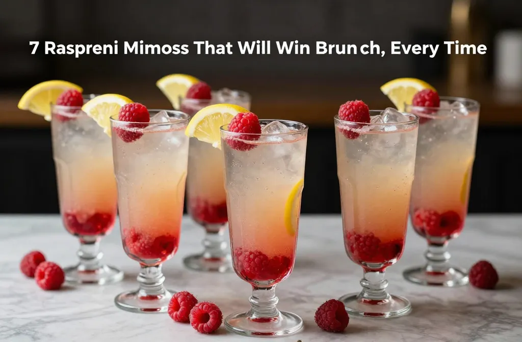 7 Raspberry Lemon Mimosas That Will Win Brunch, Every Time